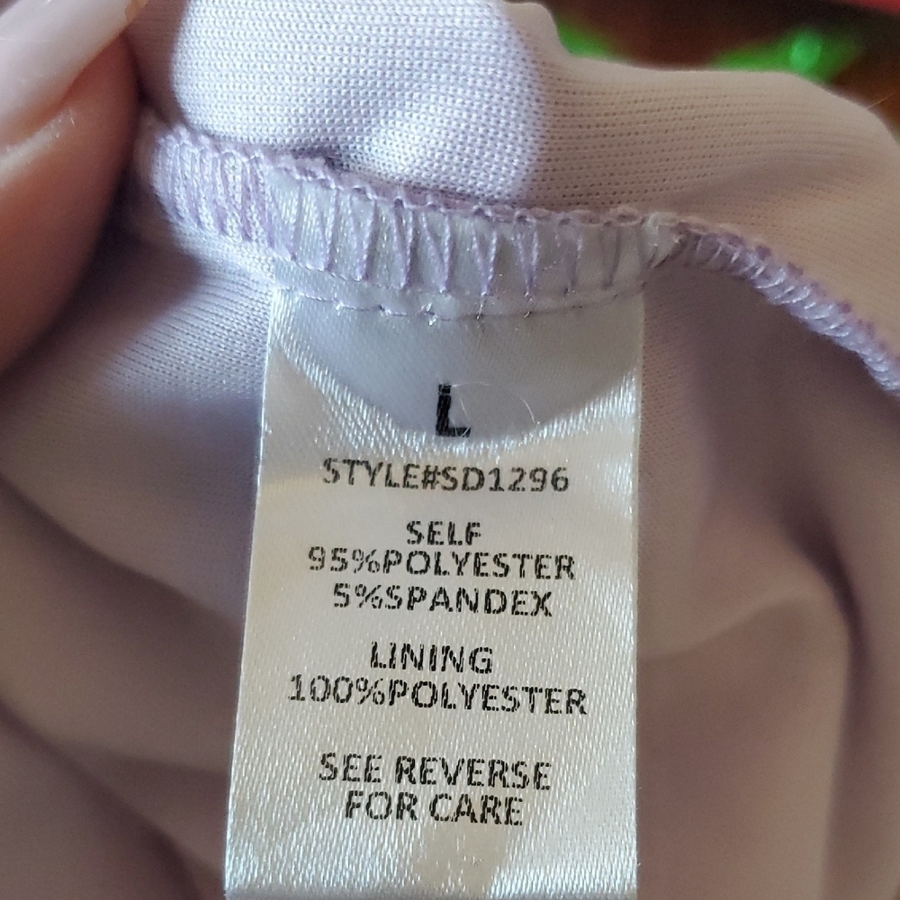 Purple Ruched Ruffled Babydoll Mini Dress - Picture 6 of 6